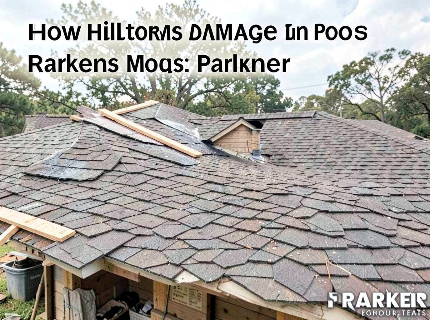 How Hailstorms Damage Roofs in Parker