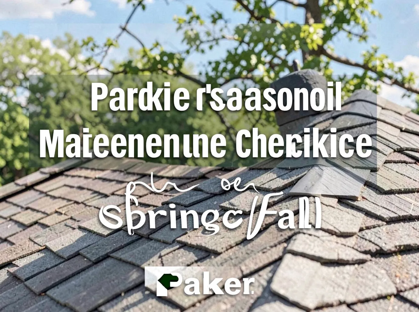 Parker Seasonal Roof Maintenance Checklist (Spring/Fall)